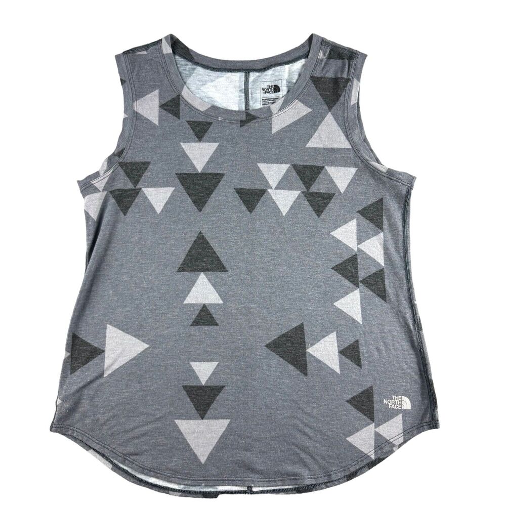 The North Face Tank Top Women's Extra Small Gray Sleeveless Outdoor Stretch Cute
